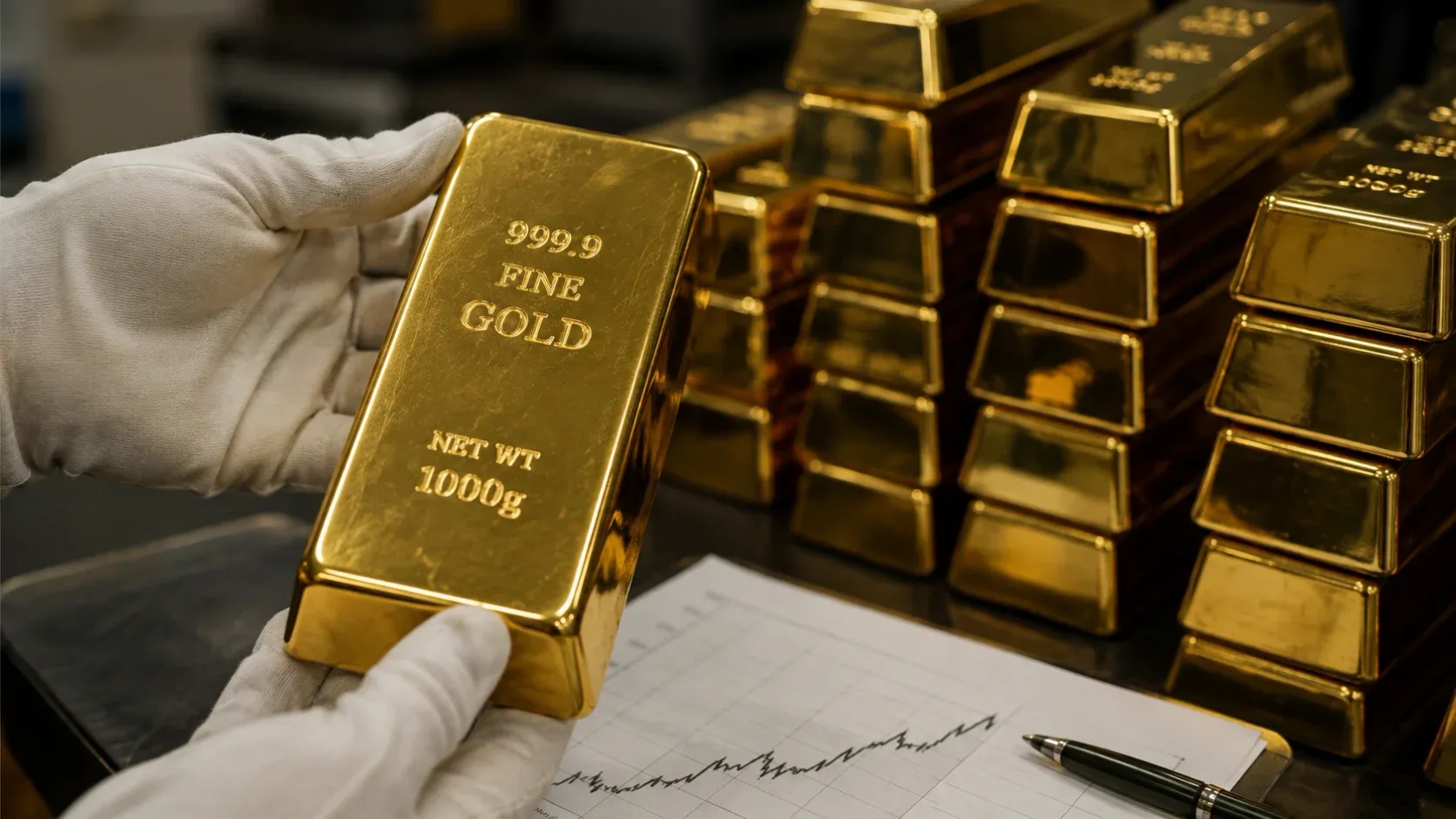 Oro salta más de 4% y alcanza su mayor precio en casi siete semanas