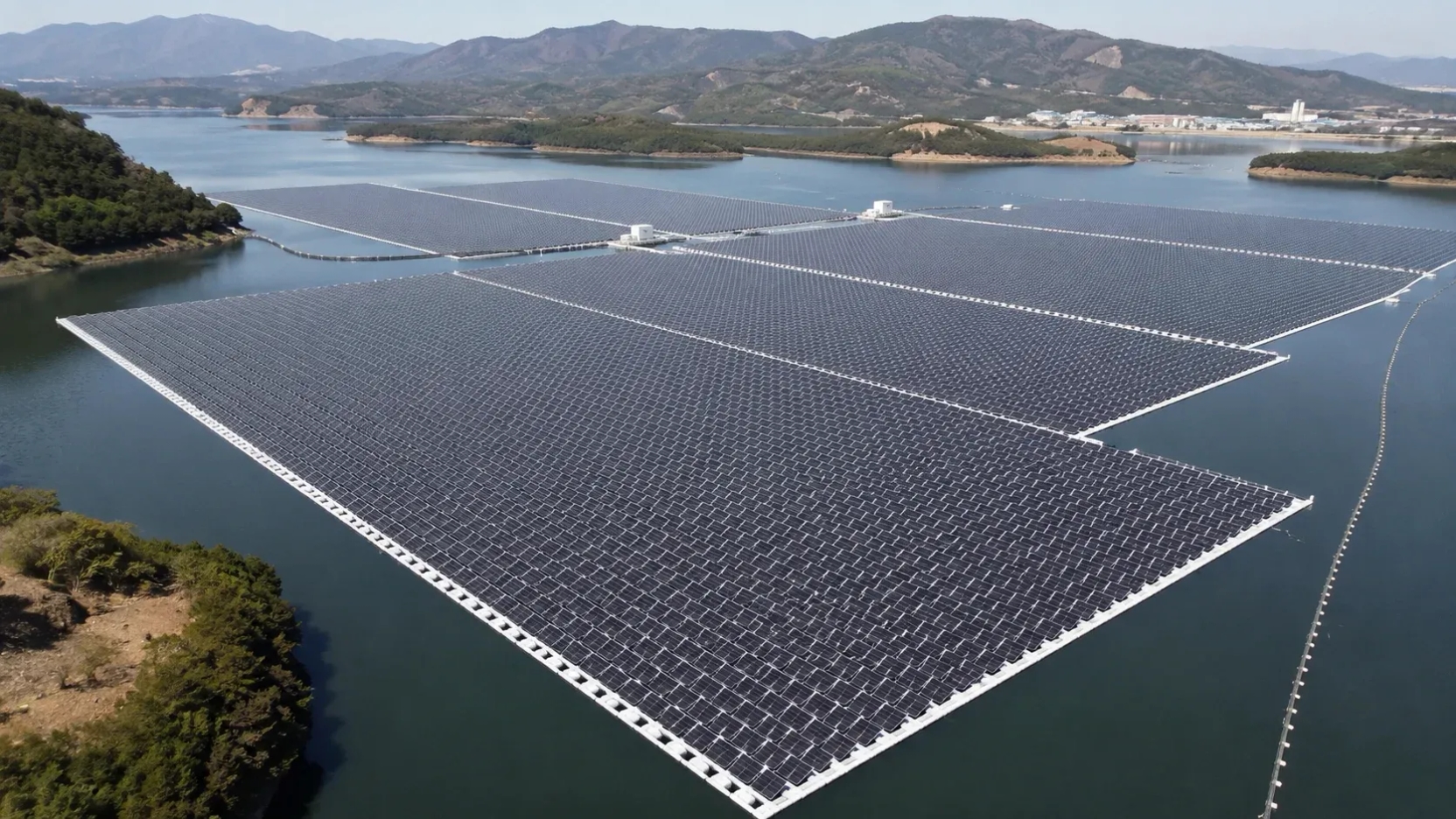 Corea del Sur impulsa 1.324 MW de solar flotante y lleva la tecnología a escala de grandes centrales