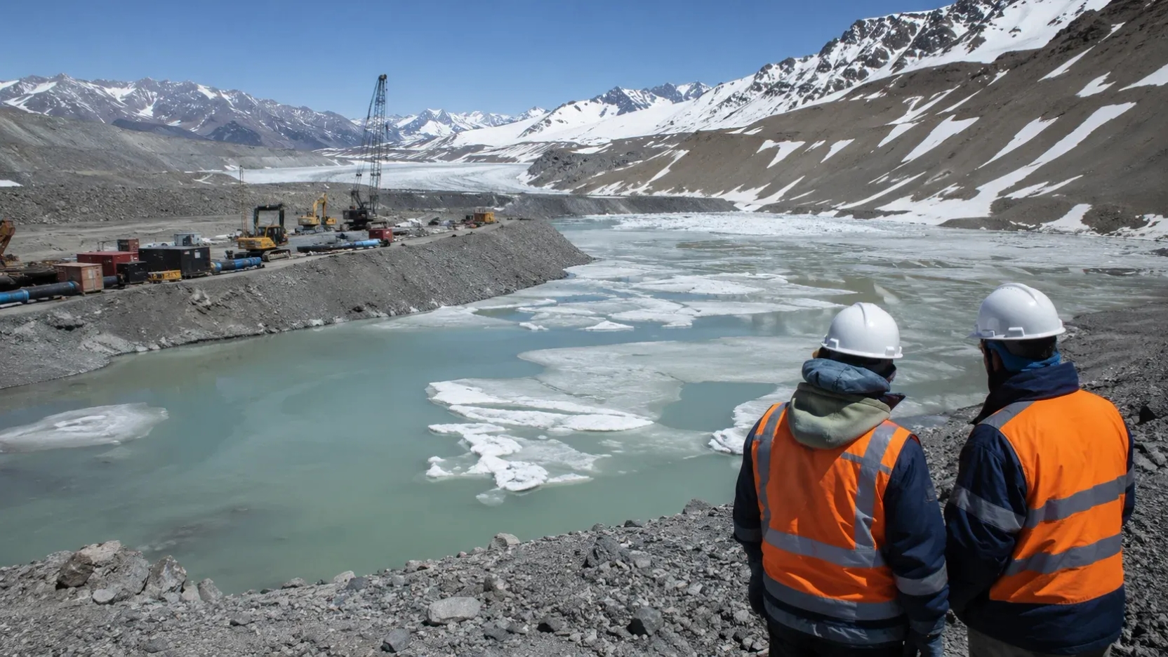El deshielo global cambia el mapa de riesgos para la minería: agua, infraestructura y faenas bajo presión