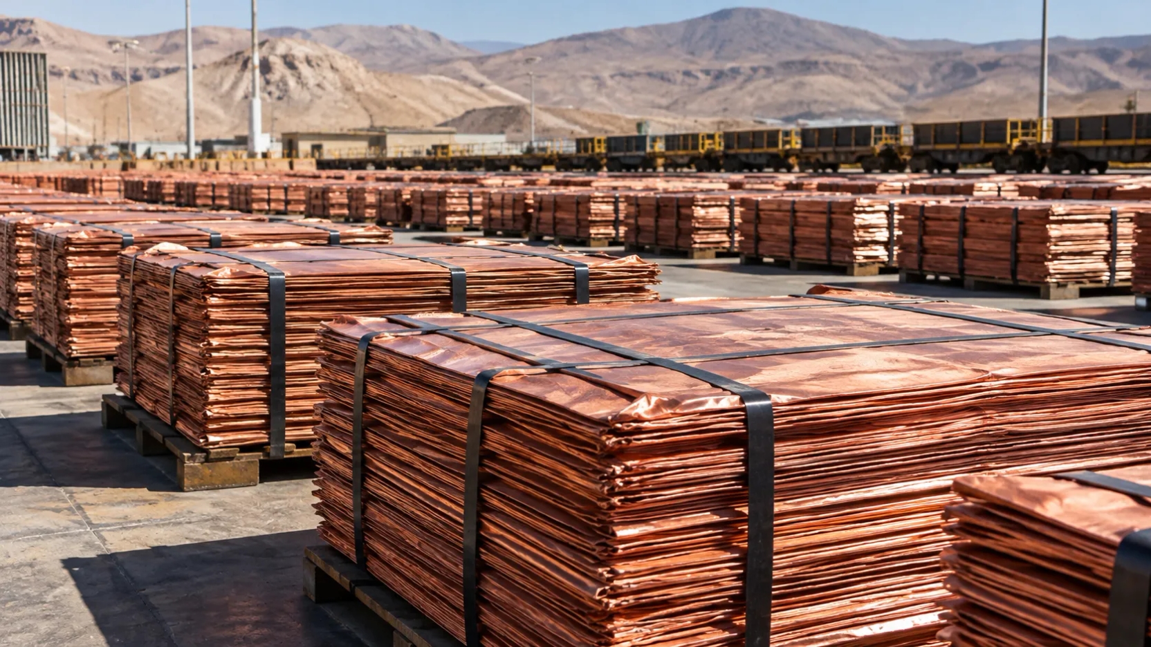 Cobre cierra la semana en US$6,66 por libra y acumula un alza de 2,3% ante tensiones en la oferta chilena