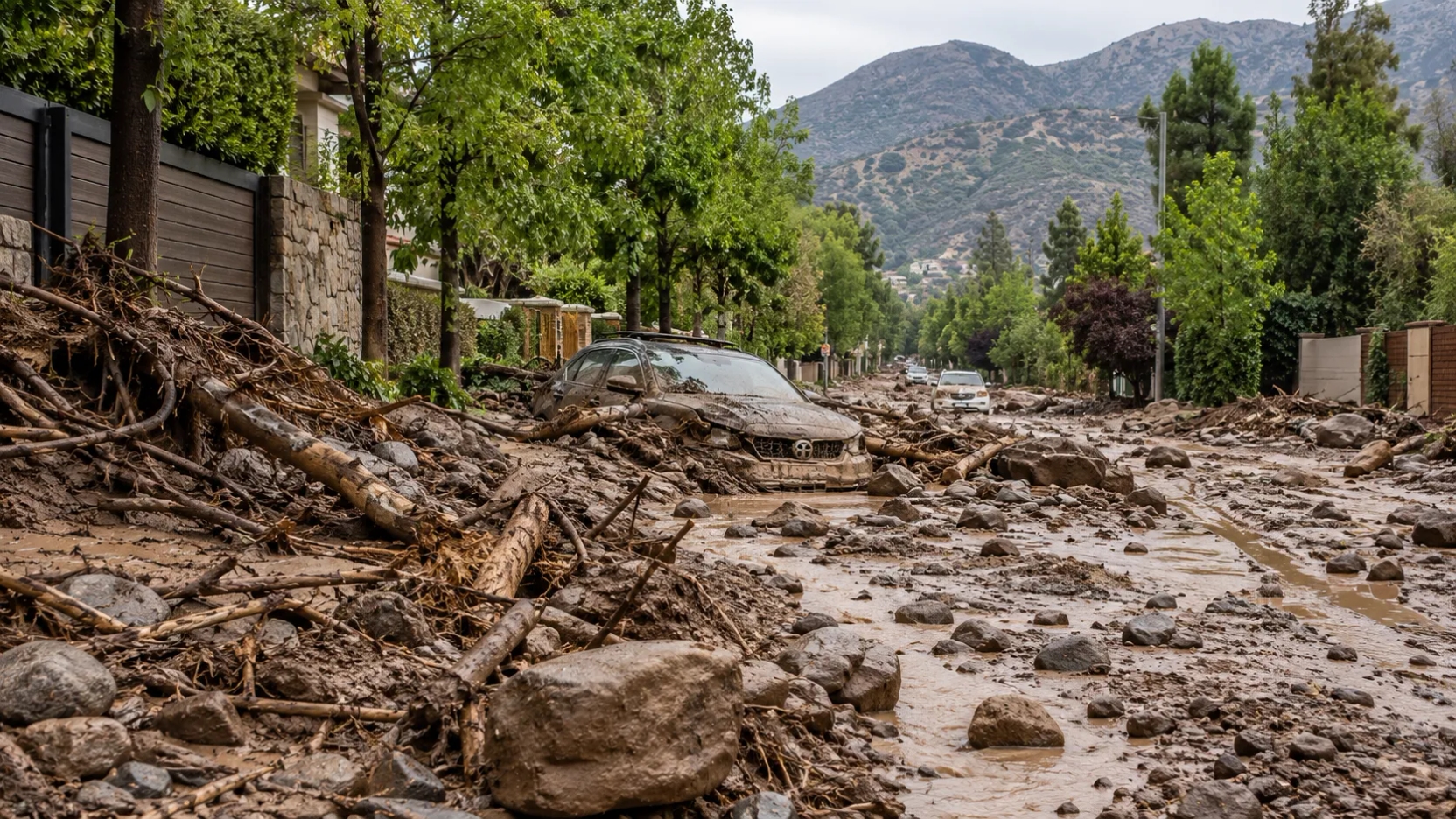 El aluvión de Las Condes no fue solo lluvia: científicos reconstruyen una cadena de riesgos