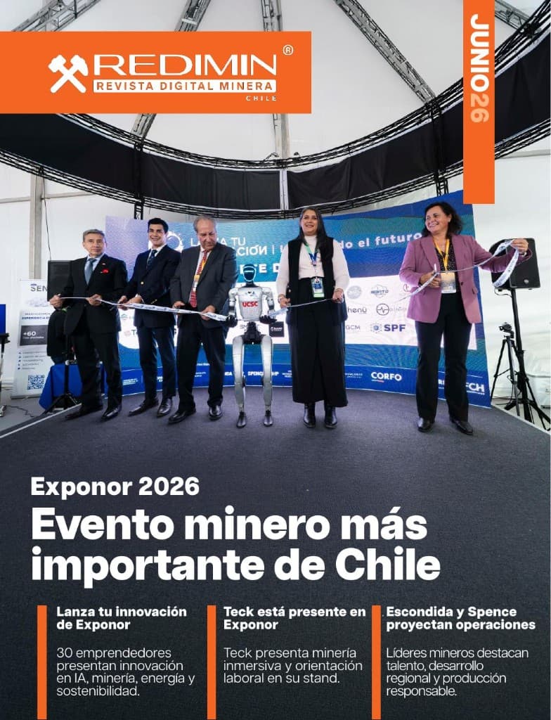 Portada Revista Digital Minera REDIMIN — Edición Junio 2026
