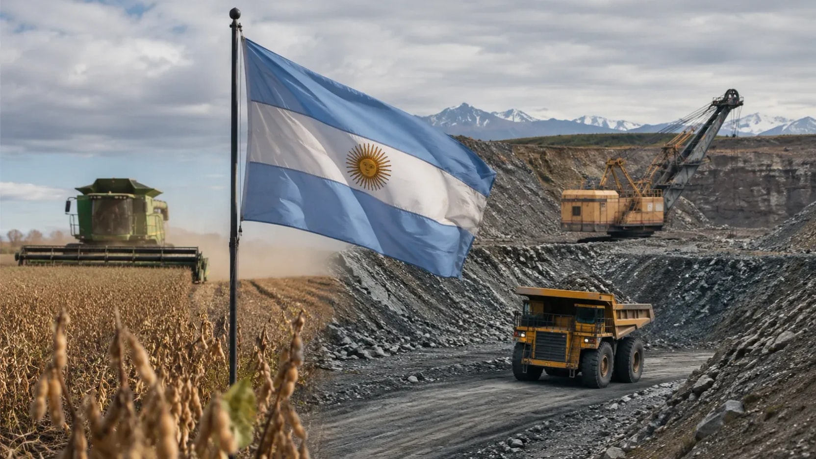 Argentina registra contracción económica en mayo, con minería y agricultura como motores de crecimiento