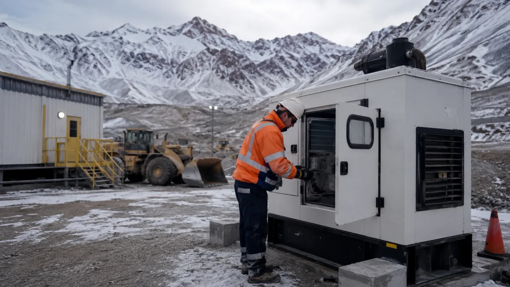 Faenas mineras refuerzan calefacción y respaldo eléctrico ante temporales en la cordillera
