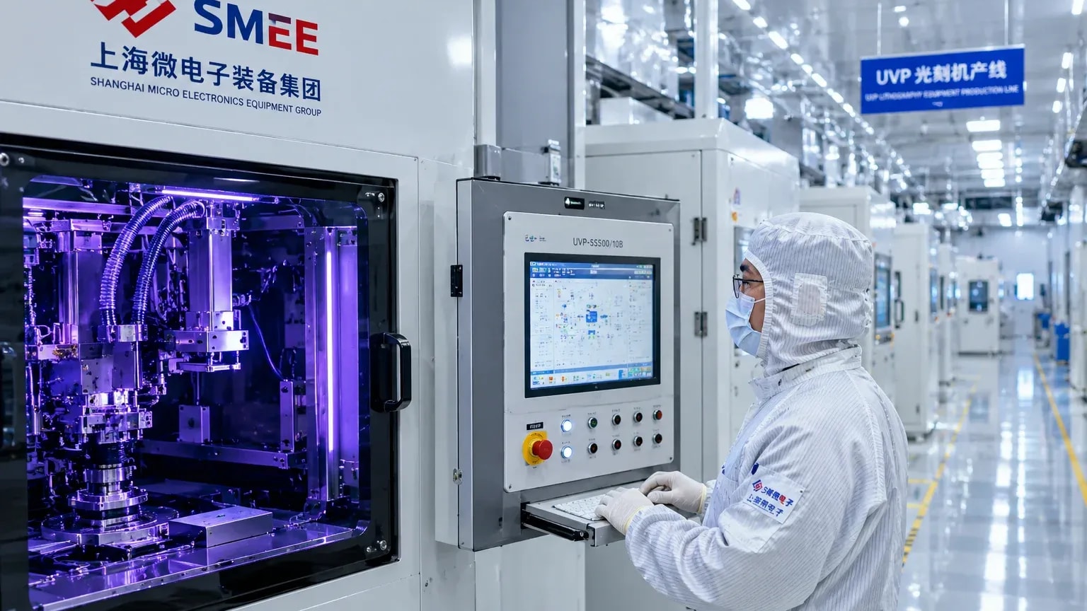 China inicia producción masiva de máquinas UVP para semiconductores