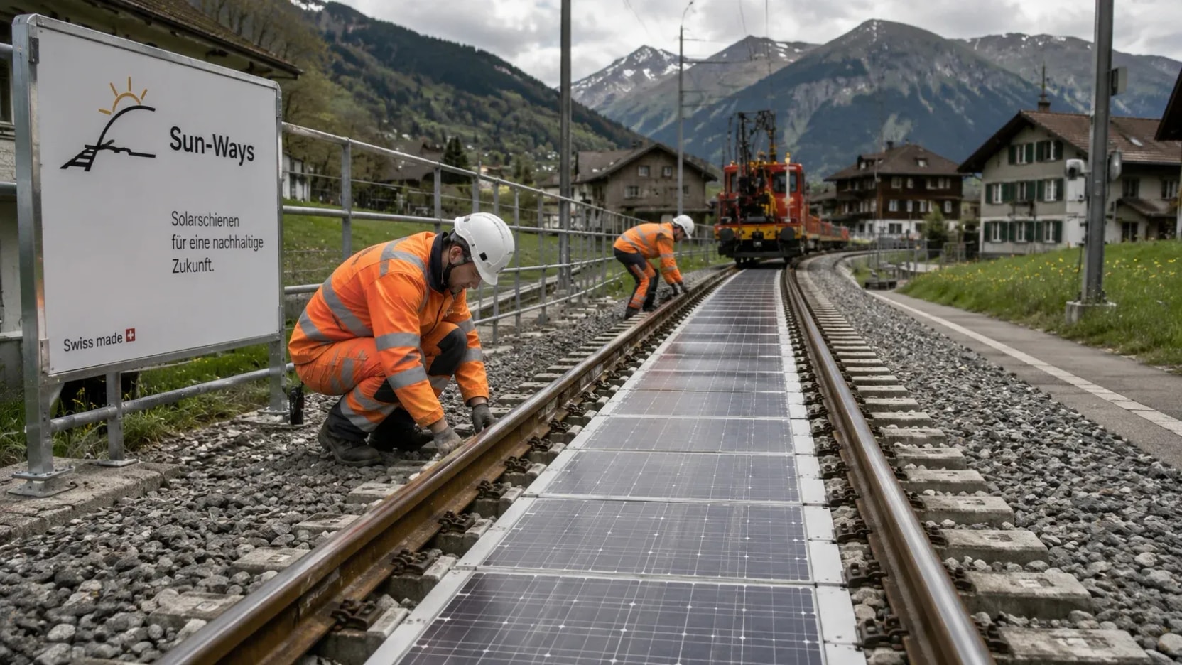 Sun-Ways implementa paneles solares entre rieles en Suiza y planea expansión a Italia