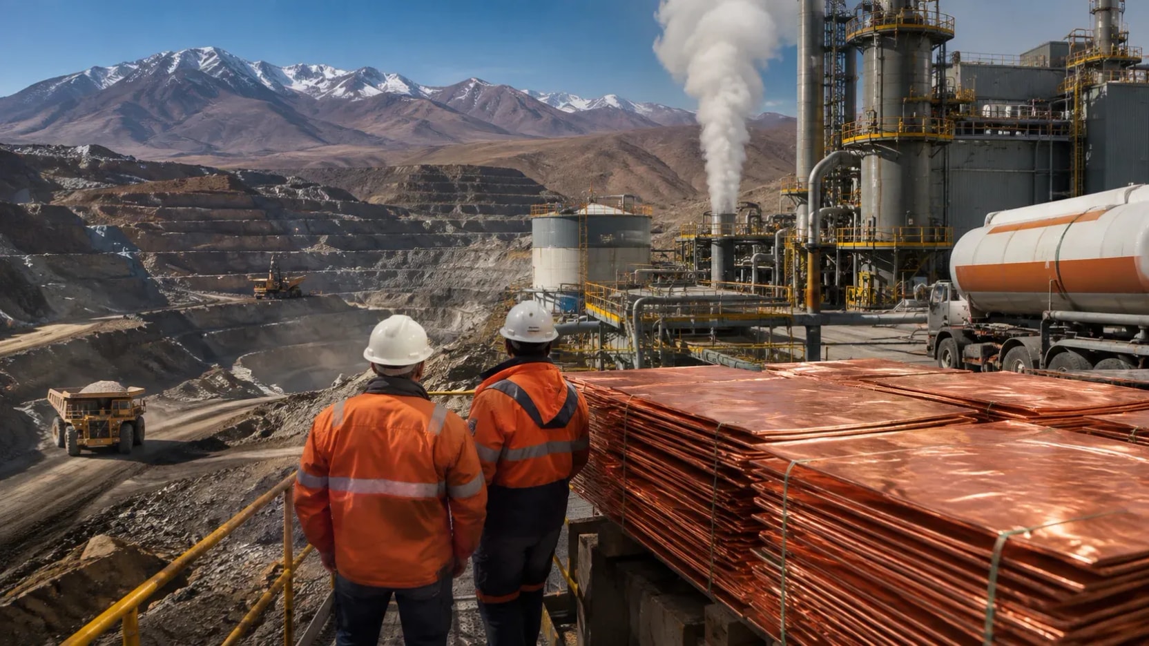 Próximo shock minero podría comenzar fuera de la mina: procesamiento y ácido sulfúrico emergen como nuevos cuellos de botella