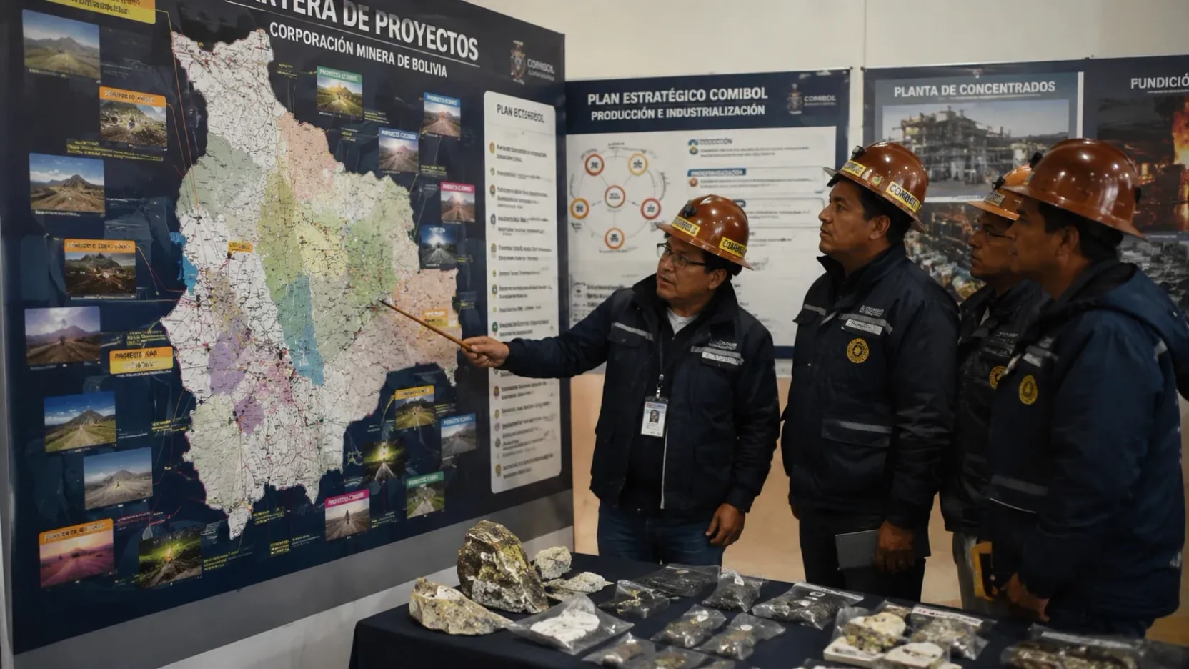 Bolivia: COMIBOL exhibe su cartera de proyectos mientras busca fortalecer producción e industrialización minera