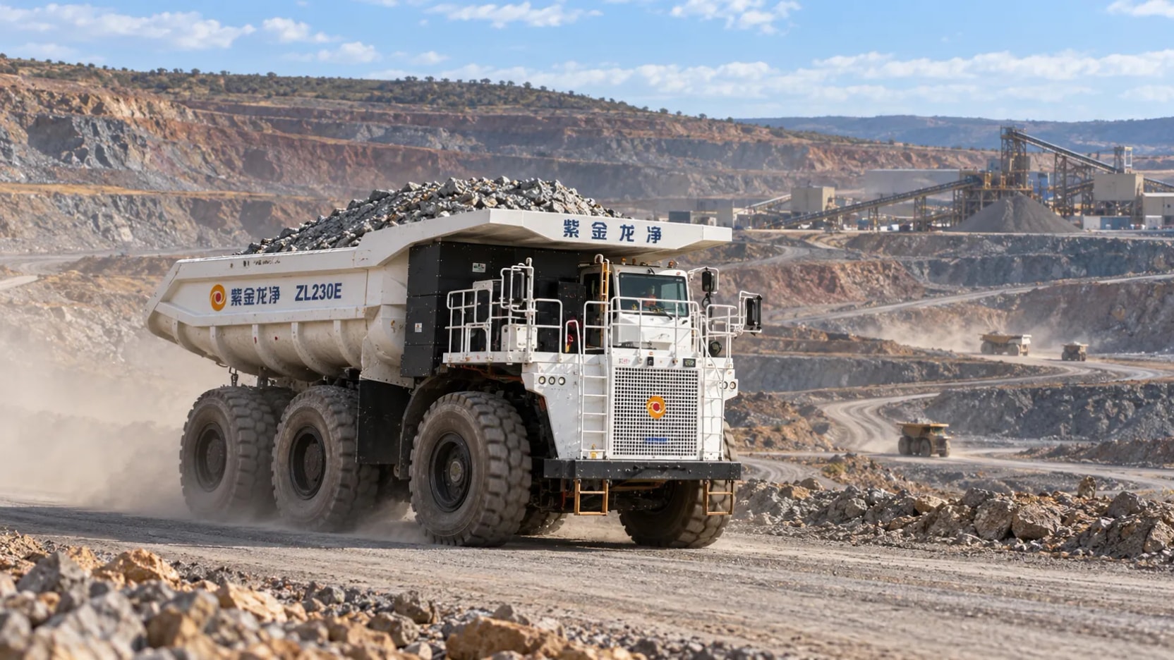 Australia: Zijin impulsa la electromovilidad minera y prepara llegada de camiones eléctricos de hasta 230 toneladas 