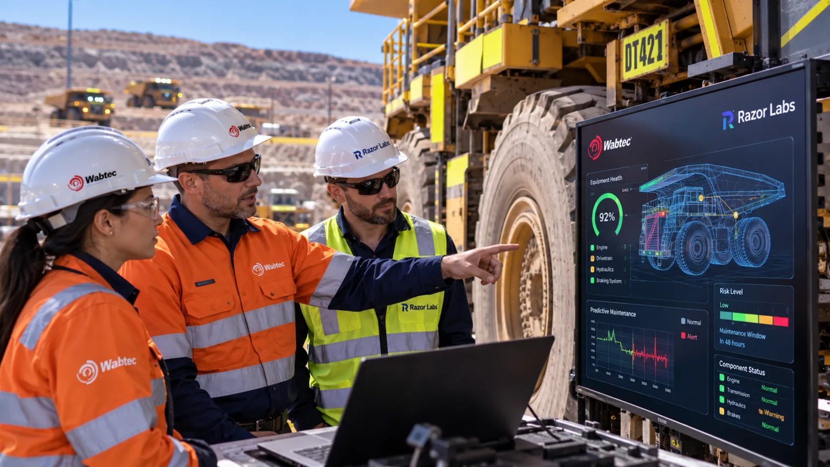 Wabtec y Razor Labs se unen para llevar mantenimiento predictivo con inteligencia artificial a más flotas mineras