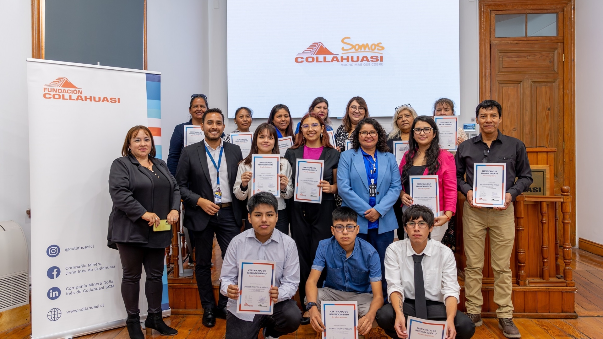 24 jóvenes de Alto Hospicio y Pica cursarán estudios universitarios con apoyo de “Beca Embajadores Collahuasi”