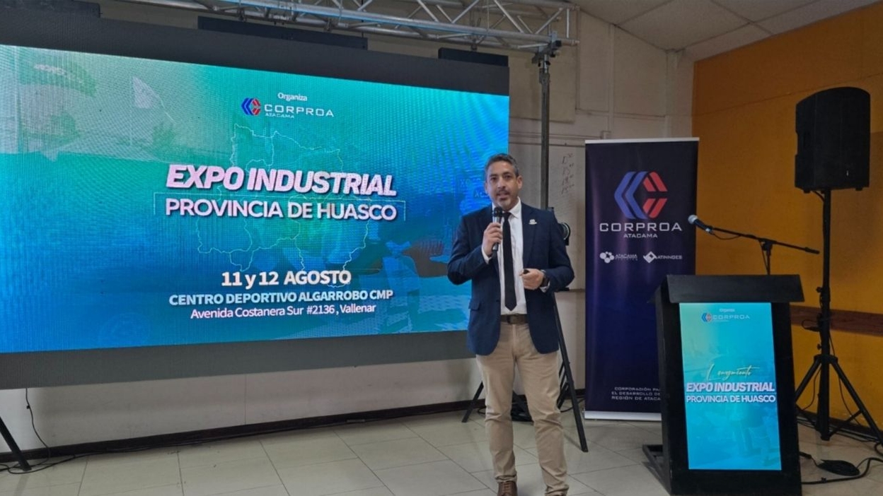 Huasco apuesta por convertirse en polo industrial: CORPROA impulsa primera expo para conectar minería, energía y proveedores locales