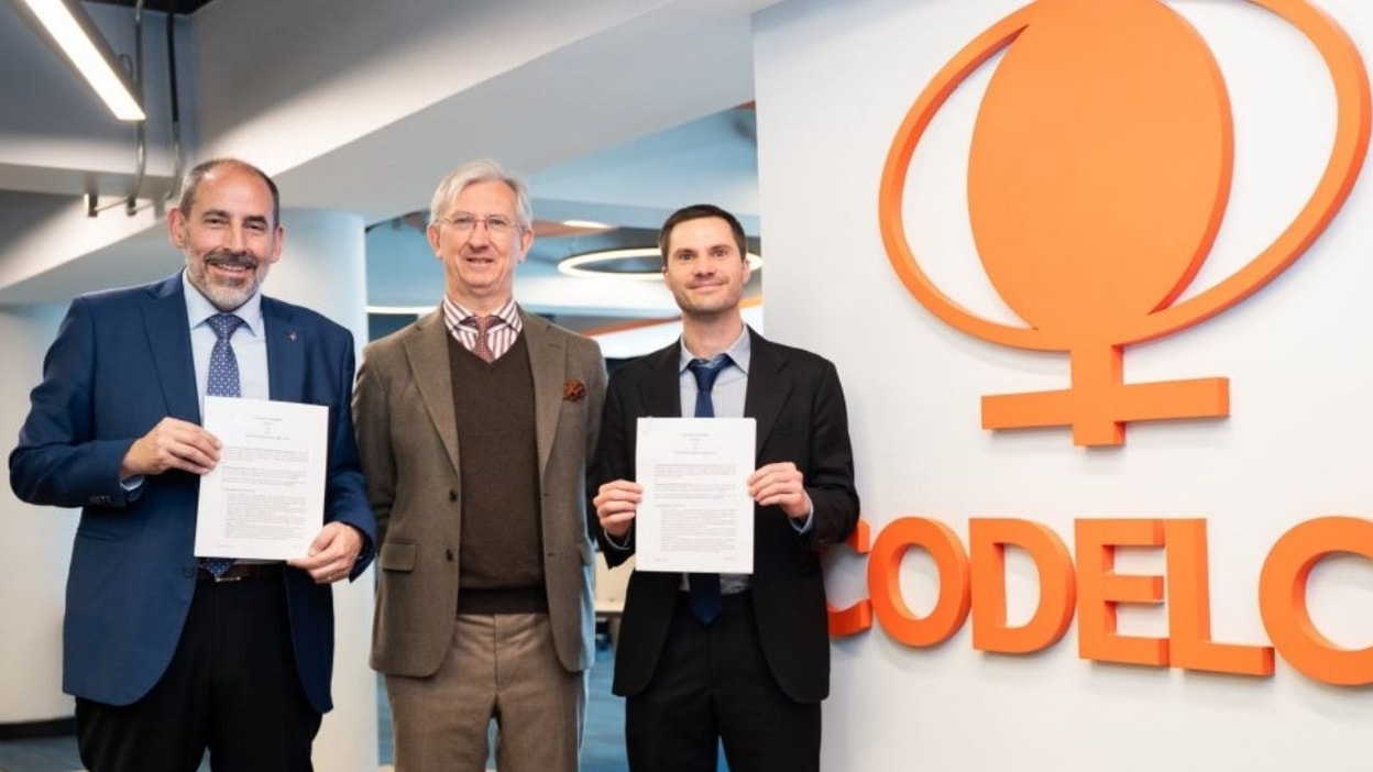 Codelco e instituto francés CEA-Liten sellan acuerdo de desarrollo tecnológico para impulsar la electrificación de la minería subterránea