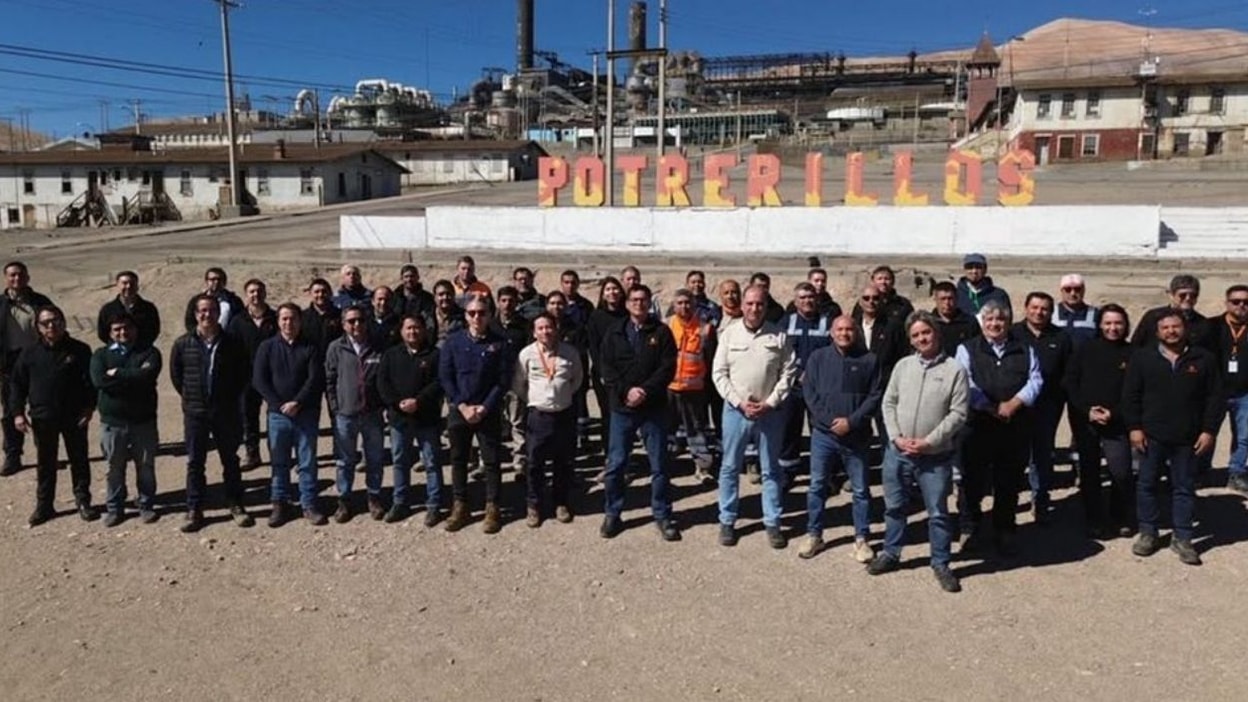 Codelco Salvador reúne a expertos de fundiciones para enfrentar los desafíos de Potrerillos en su próxima etapa operacional