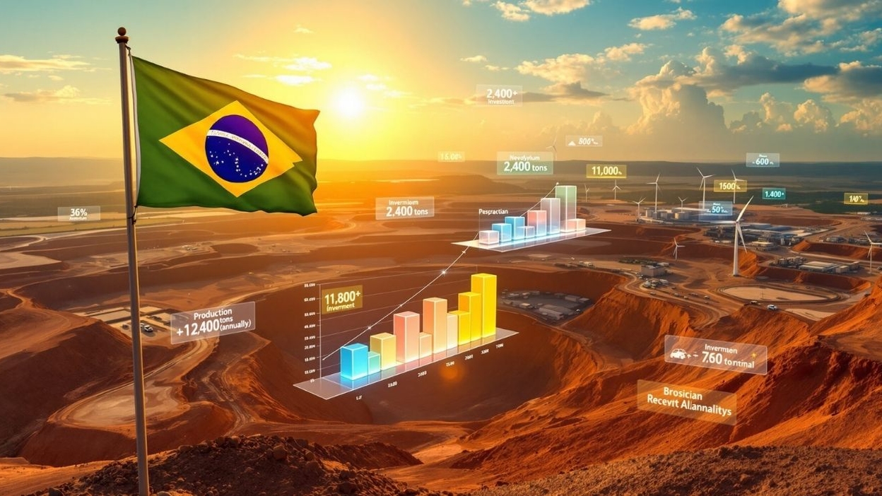 Brasil investiga acuerdo por US$2.800 millones entre USA Rare Earth y Serra Verde por control de tierras raras