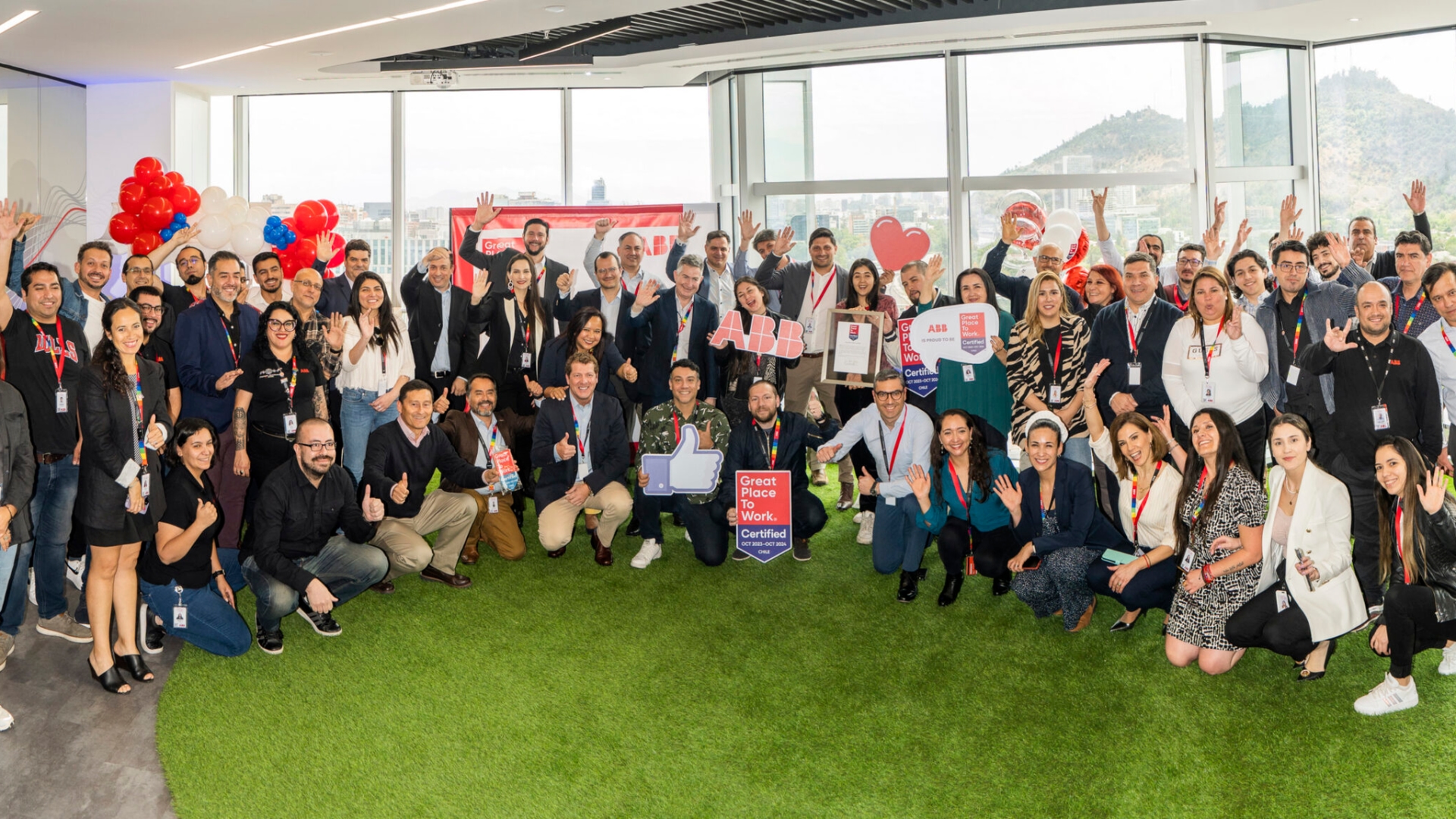 ABB en Chile obtiene certificación Great Place to Work 2023