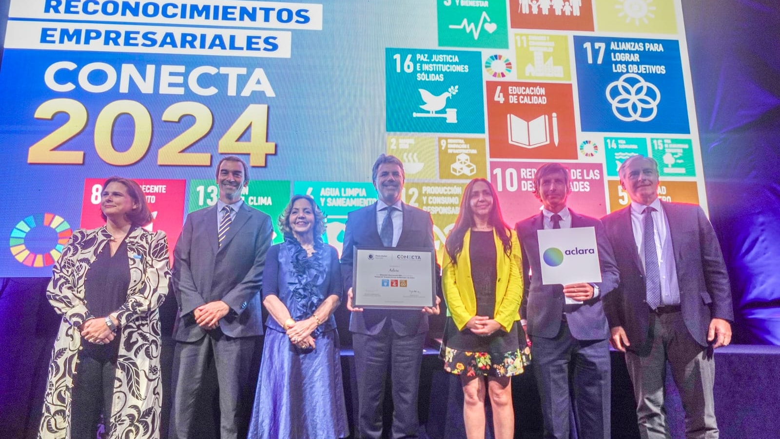 Aclara gana premio de Pacto Global Red Chile de la ONU por su innovación en gestión circular del agua