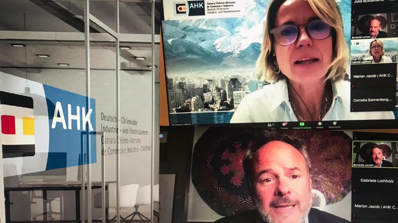 AHK Chile presenta nuevo directorio para 2021-2022 con miras a reactivar flujos comerciales entre Alemania y Chile