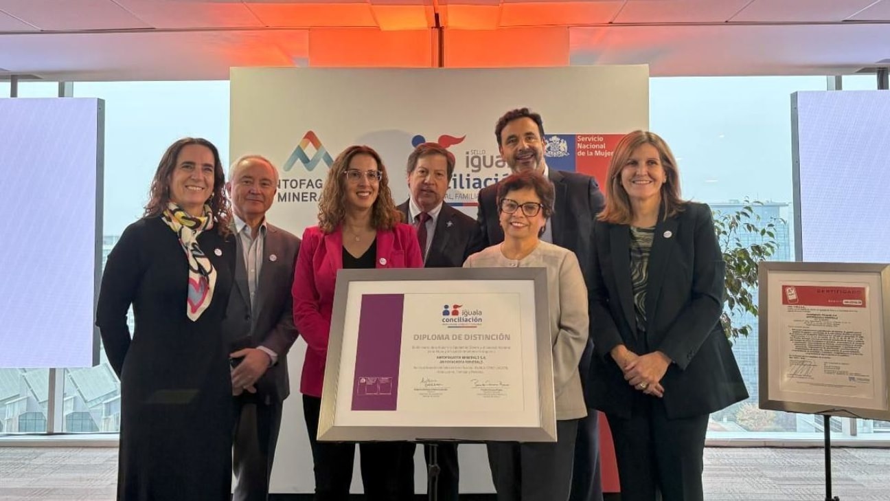 Antofagasta Minerals Impulsa la Inclusión Femenina en Minería con el Reconocimiento del Sello Iguala Conciliación