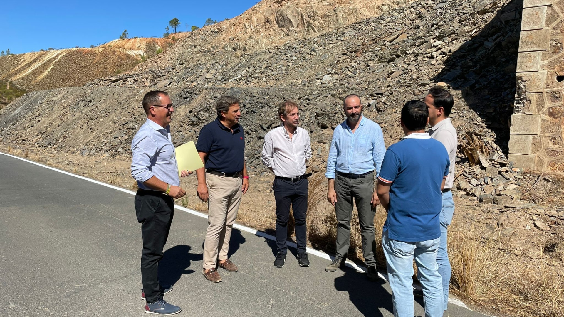 Atalaya Riotinto finaliza con éxito las obras de restitución de la carretera HV-5011