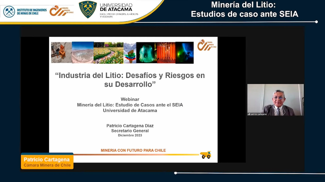 Cámara Minera de Chile llama a visibilizar los riesgos y gestionarlos prontamente
