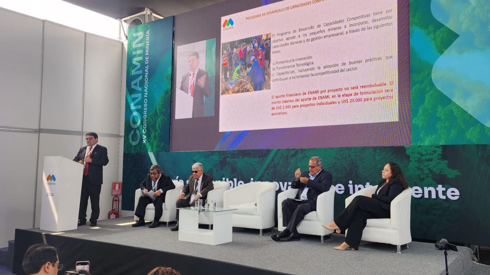 Cámara Minera de Chile presente en CONAMIN 2024 en Perú
