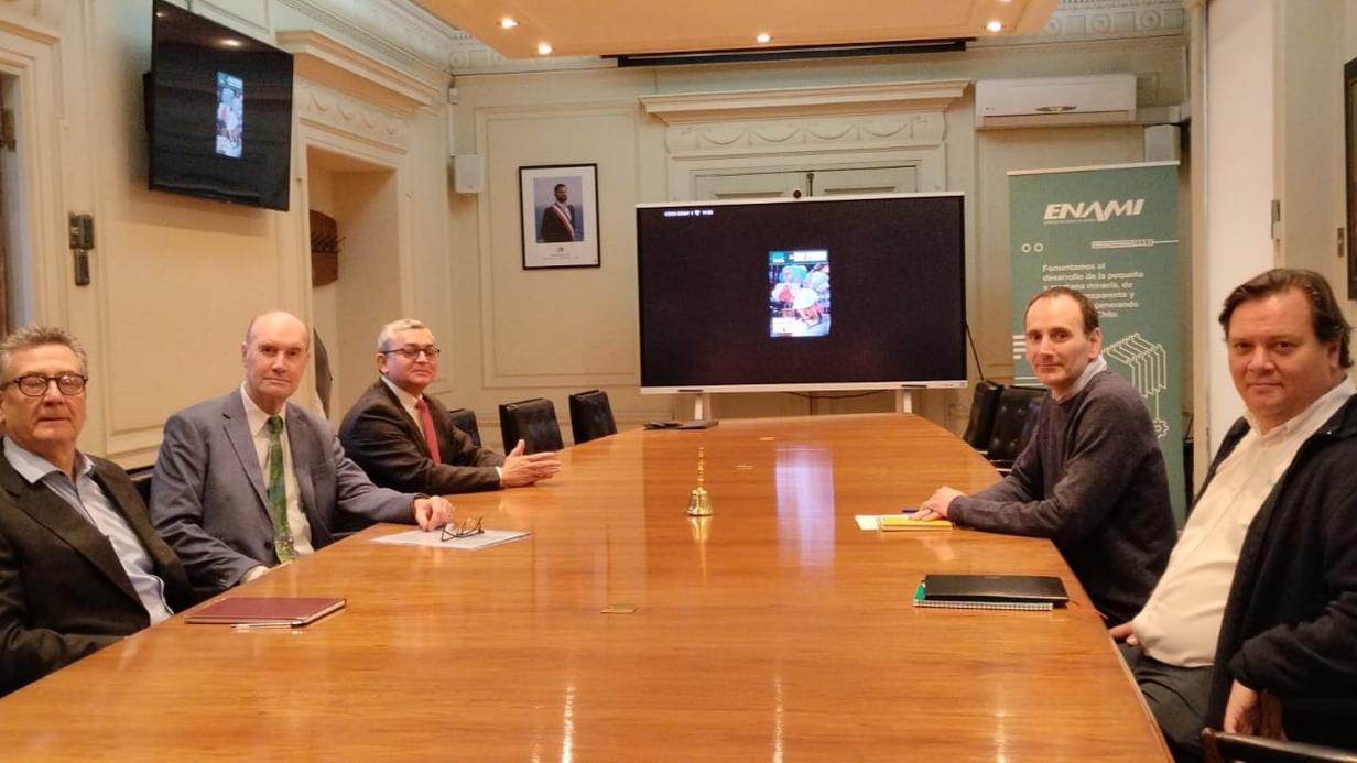 Cámara Minera de Chile se reunió con nuevo Vicepresidente Ejecutivo de Enami