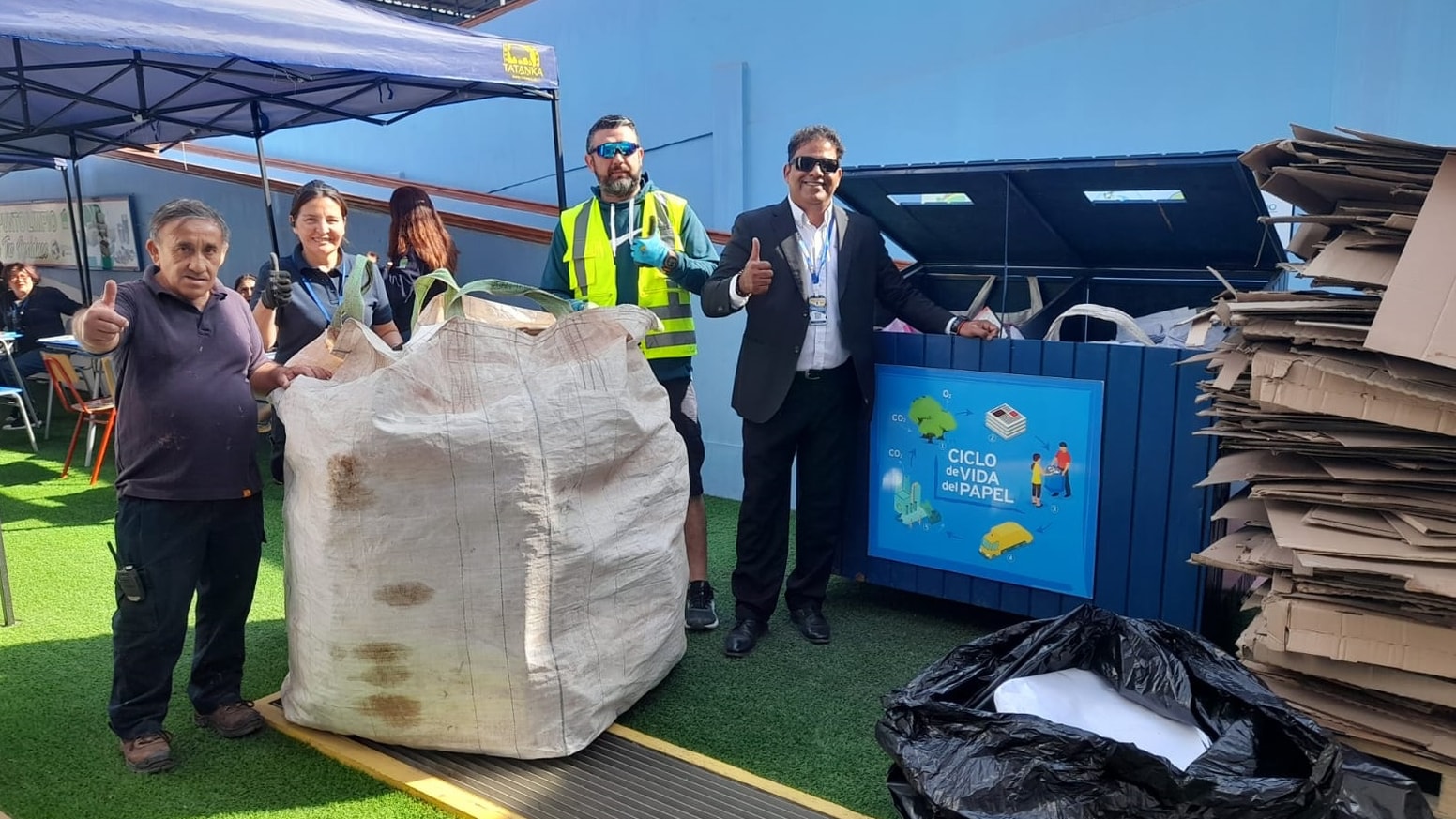 Campaña “Reciclemos el Papel” de Collahuasi recolectó 9,5 toneladas de residuos en establecimientos educacionales de Tarapacá