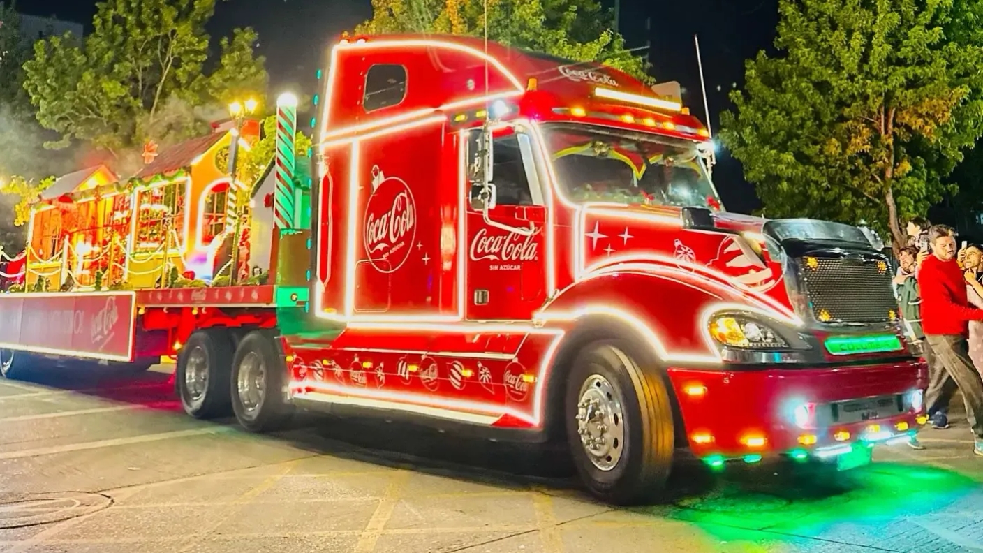 Caravana Navideña de Coca Cola llega a La Reina: Así será el recorrido del sábado 13 de diciembre