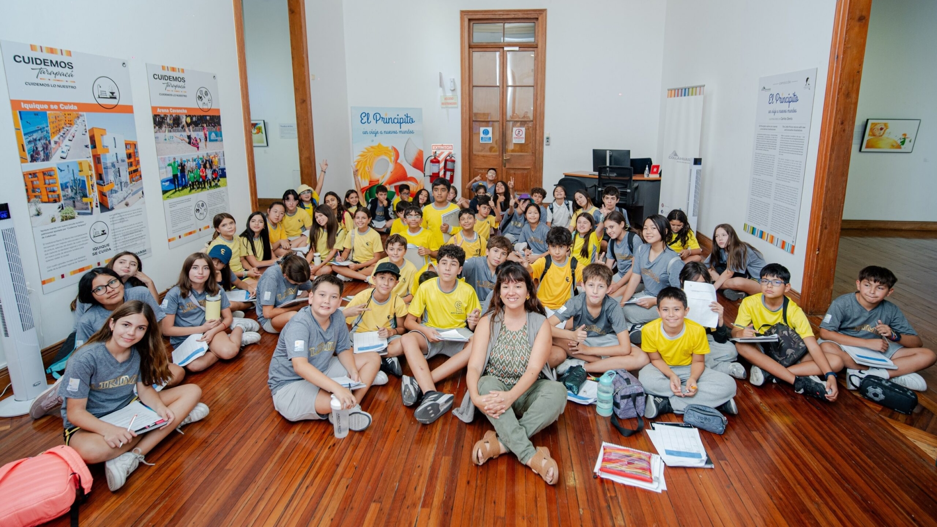 Cerca de 800 escolares viven una grata experiencia educativa junto a “El Principito” en Sala de Arte Casa Collahuasi