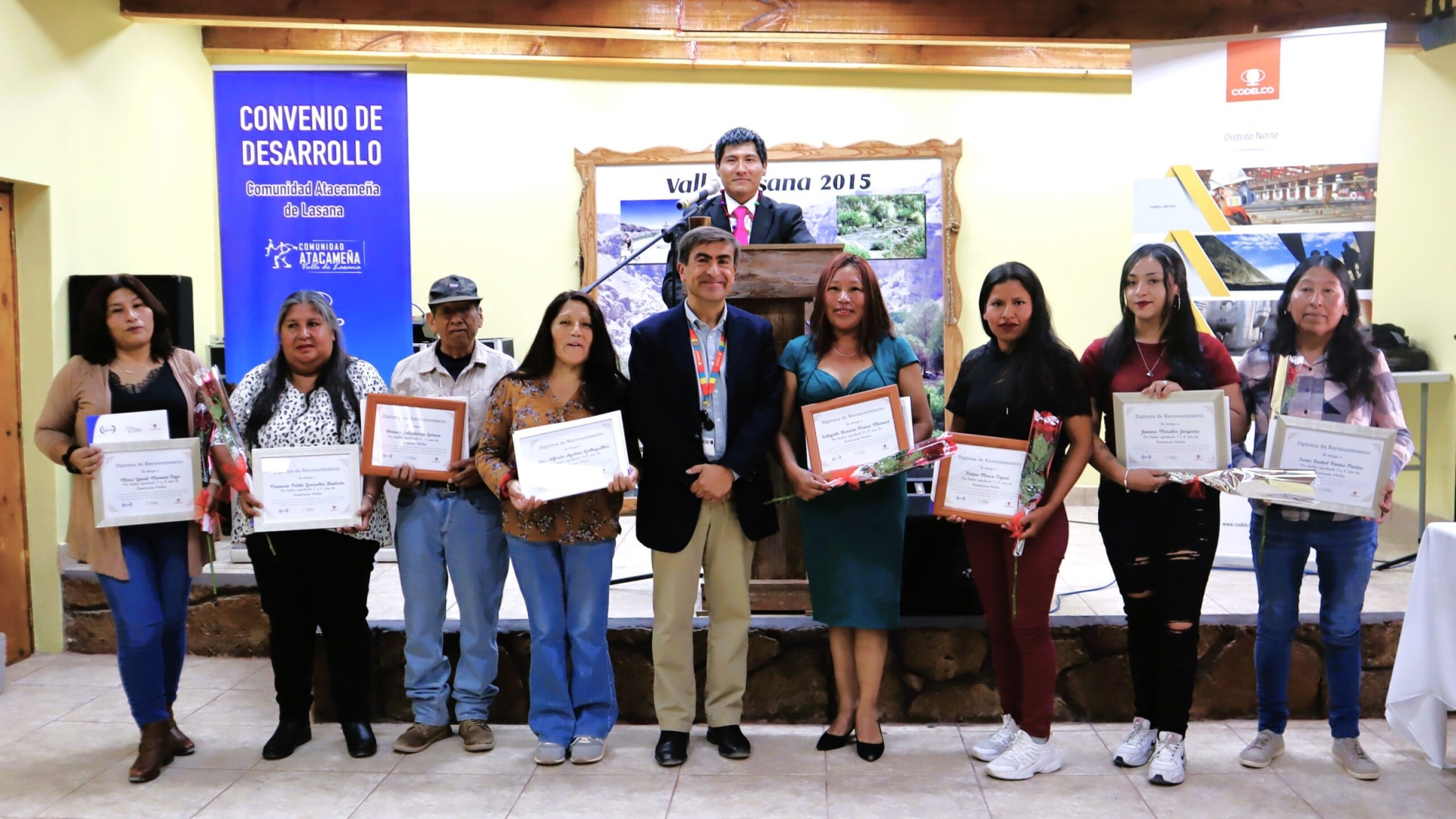 Codelco y Comunidad de Lasana inauguraron nueva infraestructura de salud y certificaron nivelación de estudios de habitantes de la localidad