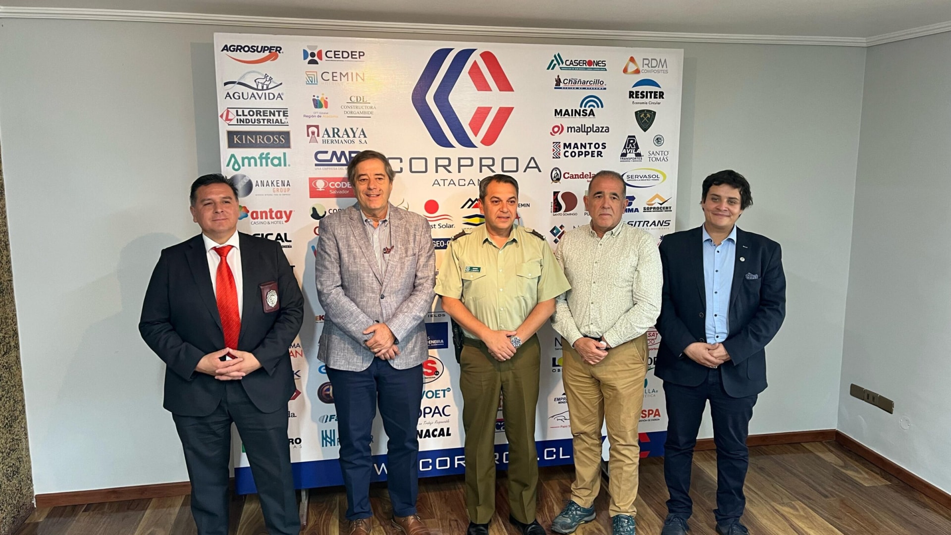 CORPROA realiza “Reunión por la Seguridad de Atacama” junto a autoridades regionales y policías