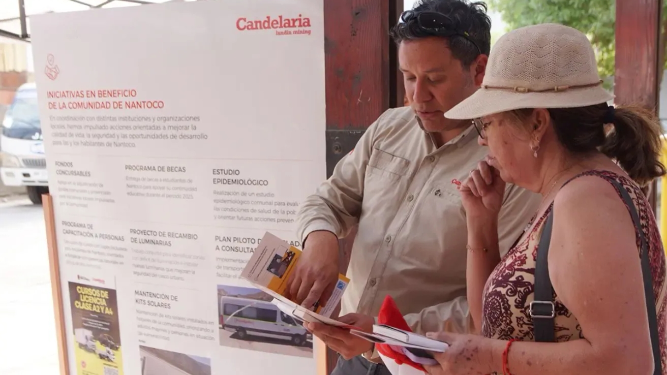 Distrito Candelaria Lundin Mining realizó encuentro comunitario informativo con vecinas y vecinos de Nantoco