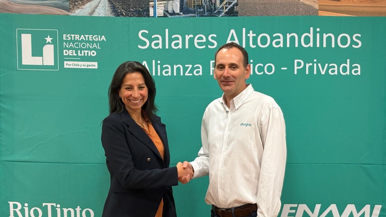 Enami confirma a Rio Tinto como socio preferido para desarrollar proyecto en Salares Altoandinos