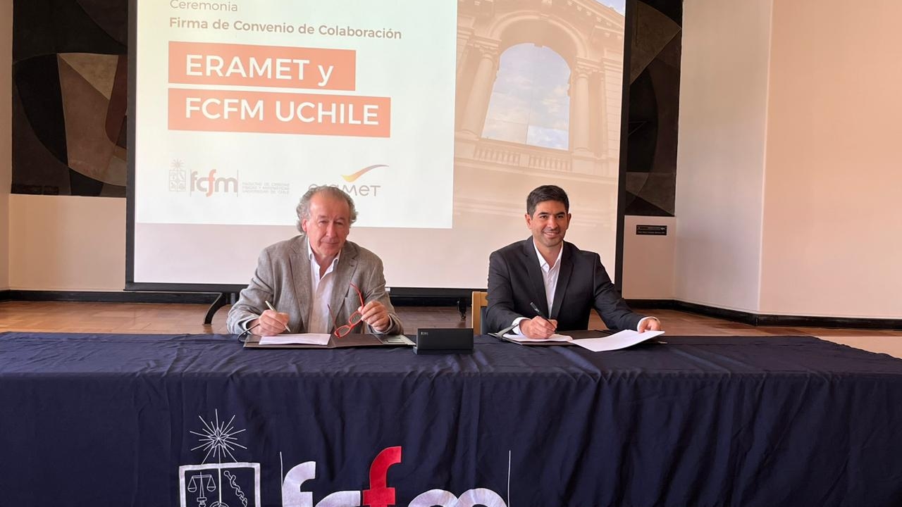 Eramet y la Universidad de Chile firman Memorándum de Entendimiento para desarrollar investigación y actividades ligadas al litio en Chile