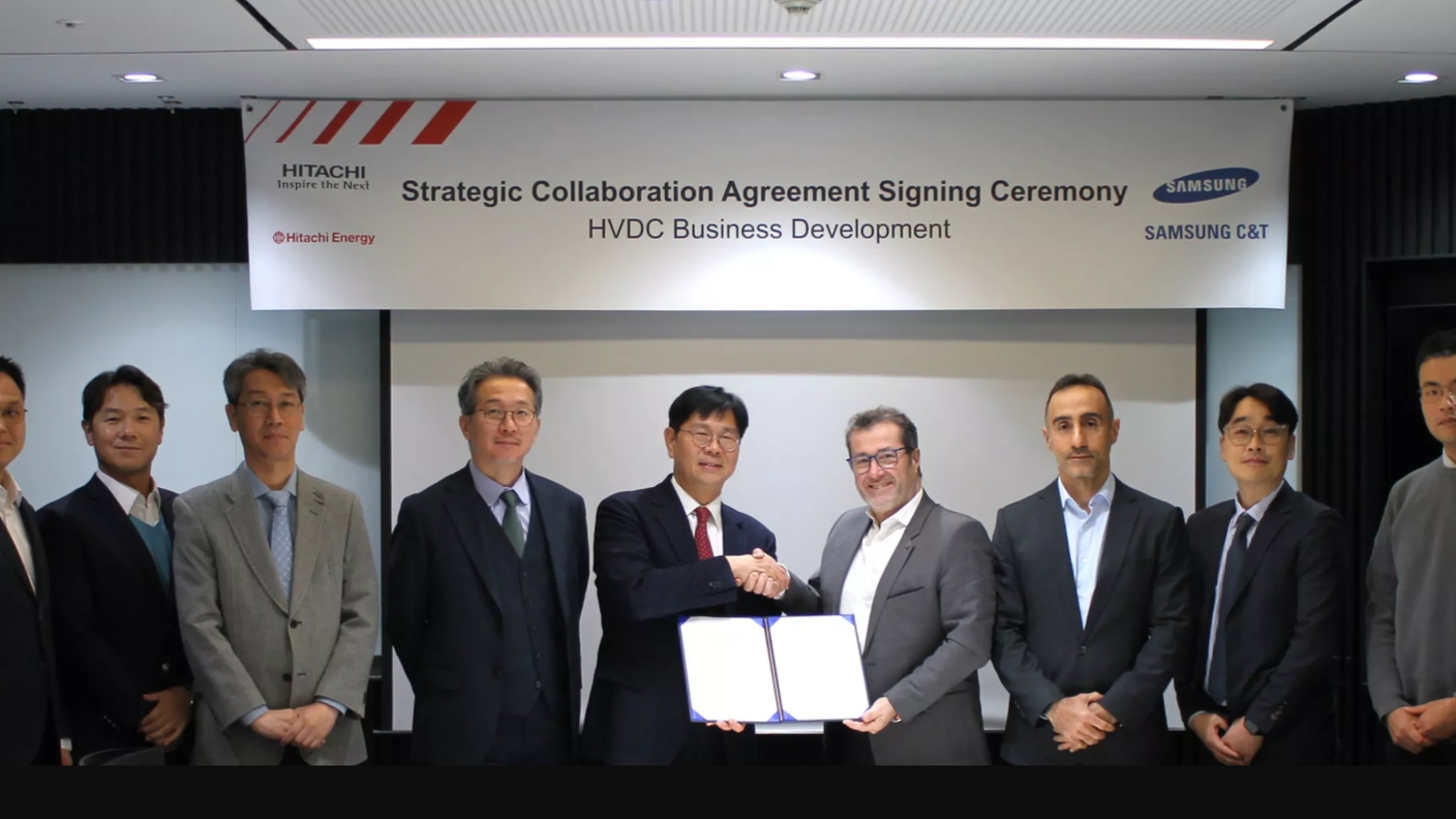 Hitachi Energy y Samsung C&T amplían su colaboración estratégica para impulsar la transición energética