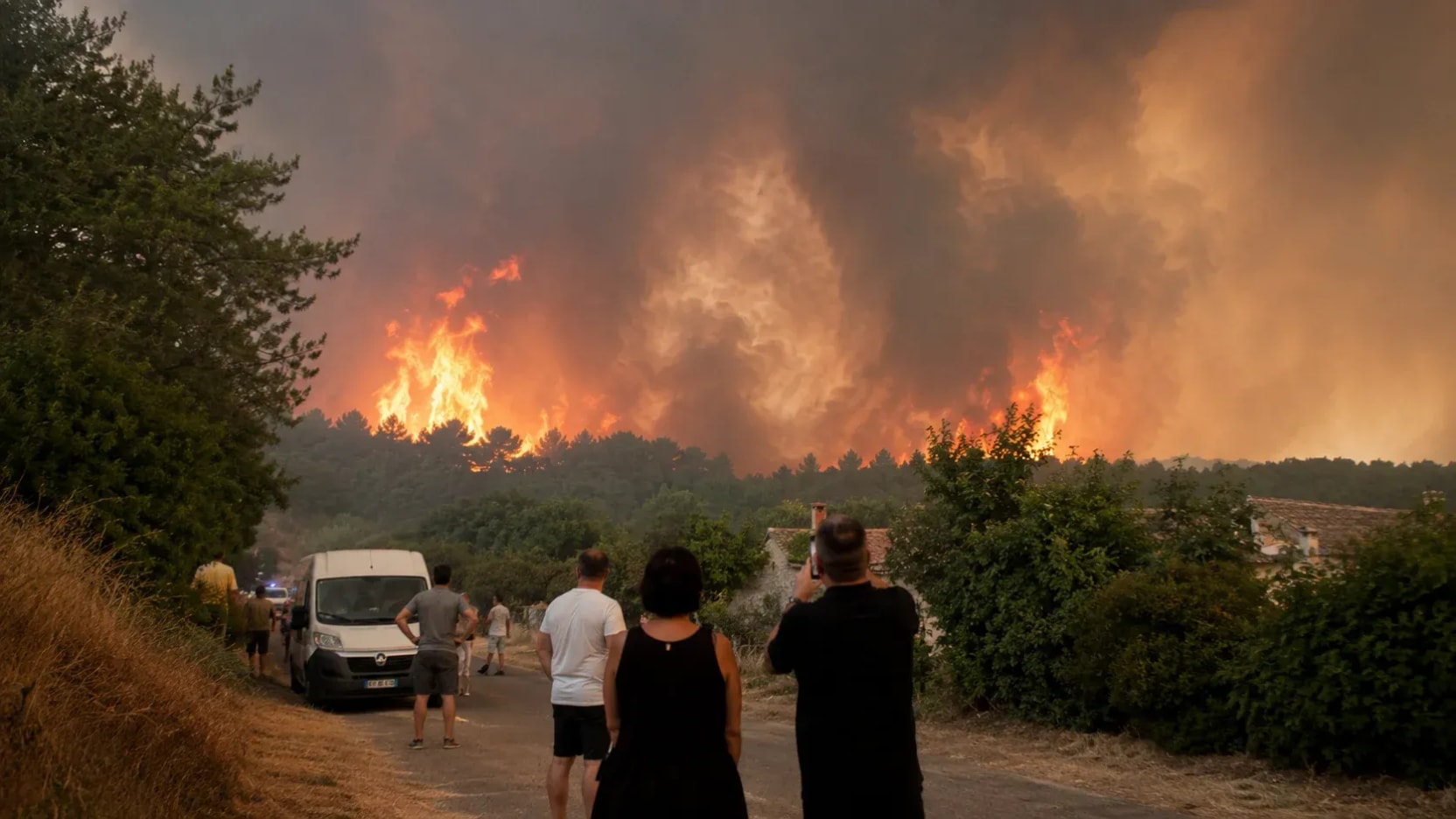 Incendios en Francia y España: más de 300.000 evacuados y un fuego que avanza hacia Burdeos