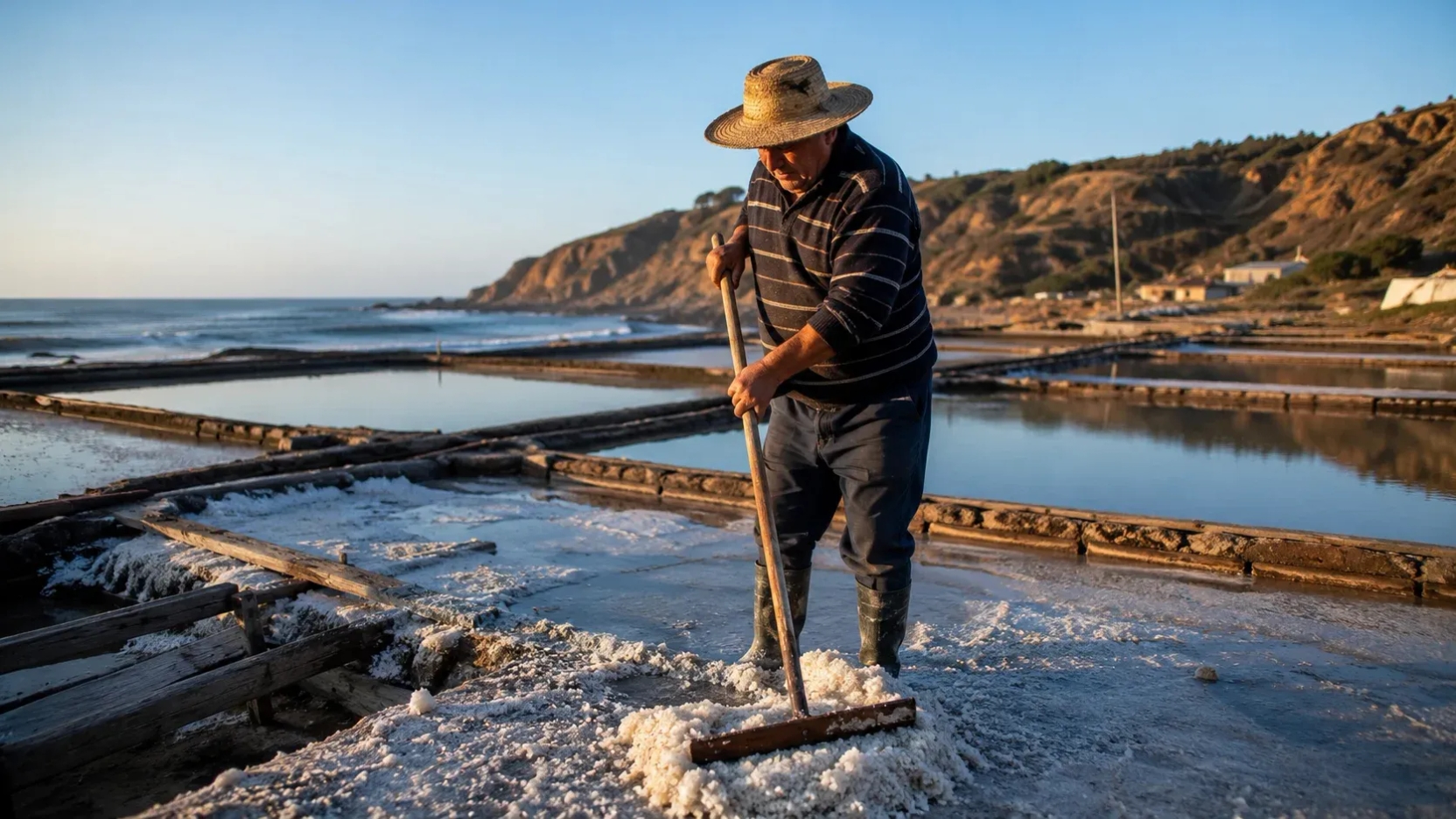 Producción de sal de Cáhuil cae casi a cero y amenaza la continuidad de un oficio ancestral