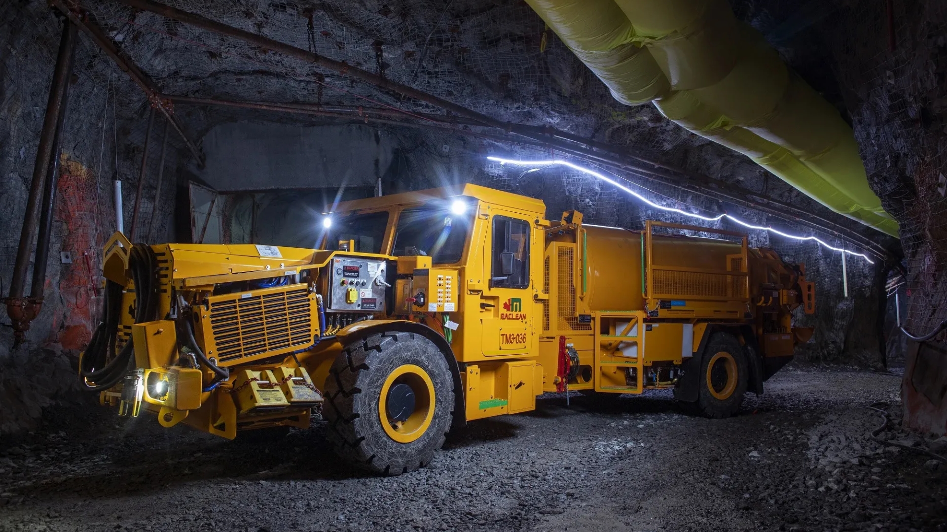Scania y MacLean Engineering impulsan la electrificación en minería subterránea con baterías Core 800