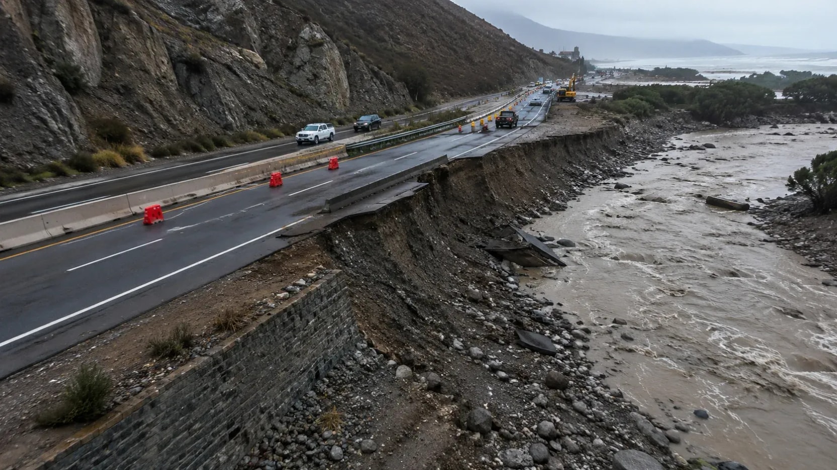 Ruta 5 Norte mantendrá tránsito restringido hasta el jueves y conectividad podría normalizarse desde el viernes