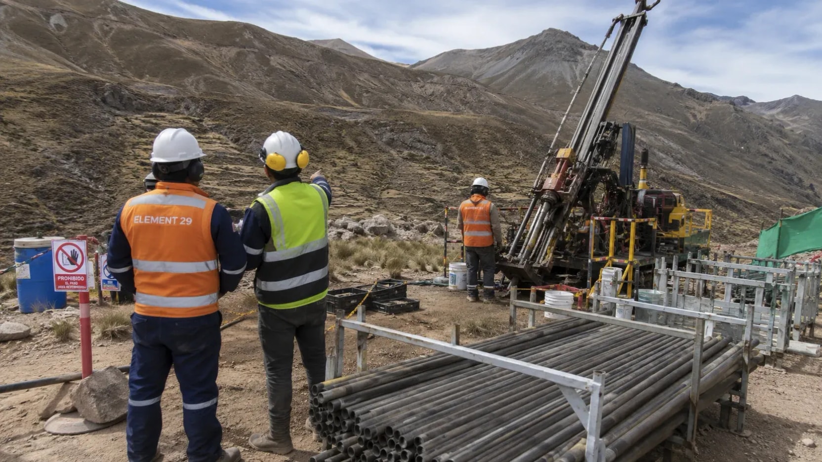 Element 29 obtiene permiso por cinco años para ampliar perforaciones en el proyecto de cobre Elida en Perú