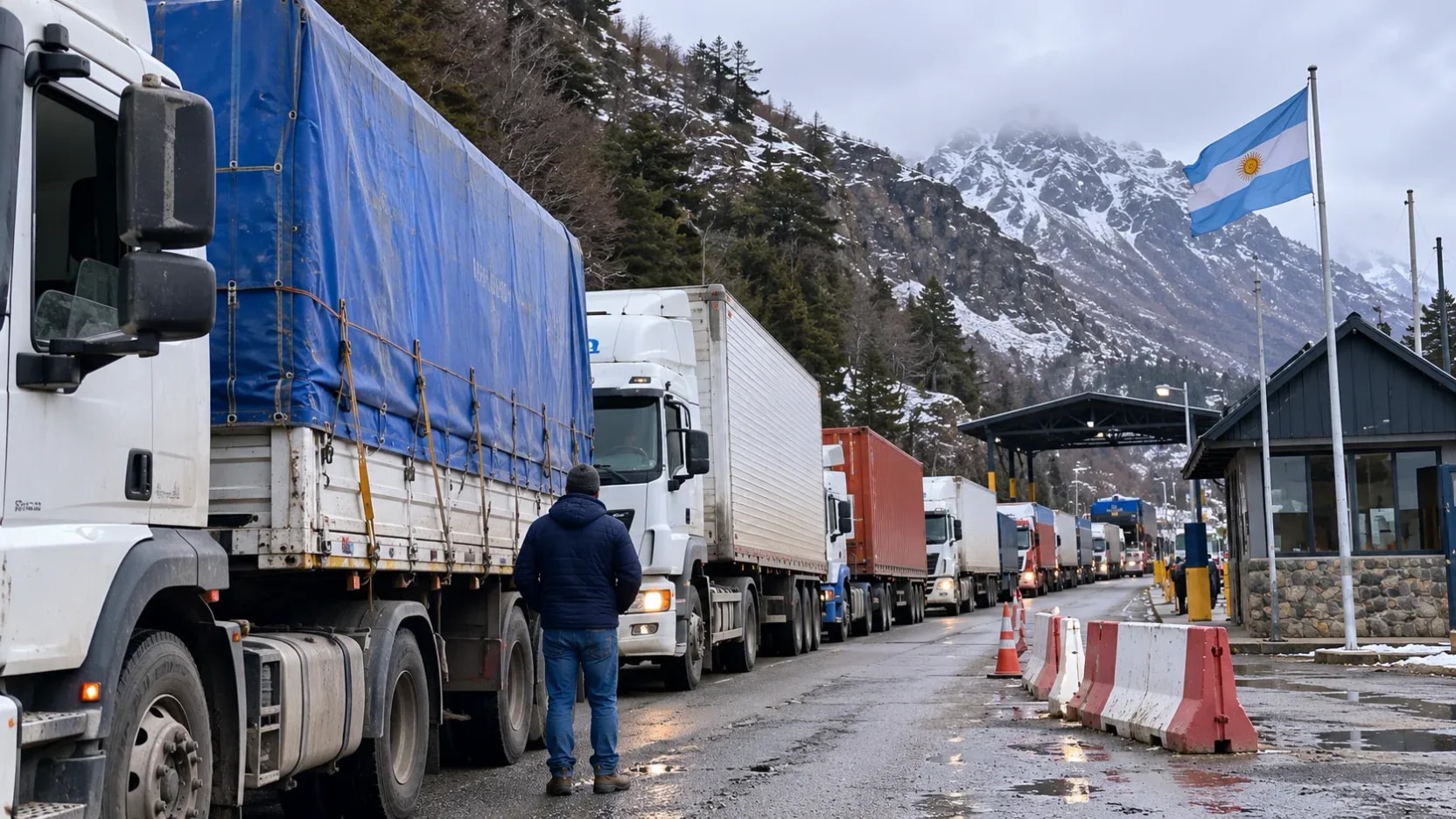 Argentina restringe el paso de camiones desde Chile por Cardenal Samoré y aumenta la presión sobre el transporte de carga