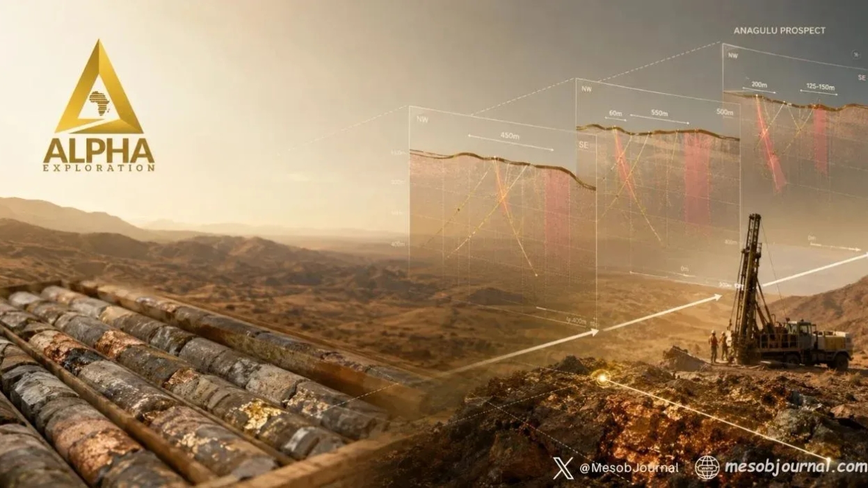 Alpha Exploration confirma segundo objetivo de escala en pórfido de cobre y oro Anagulu en Eritrea