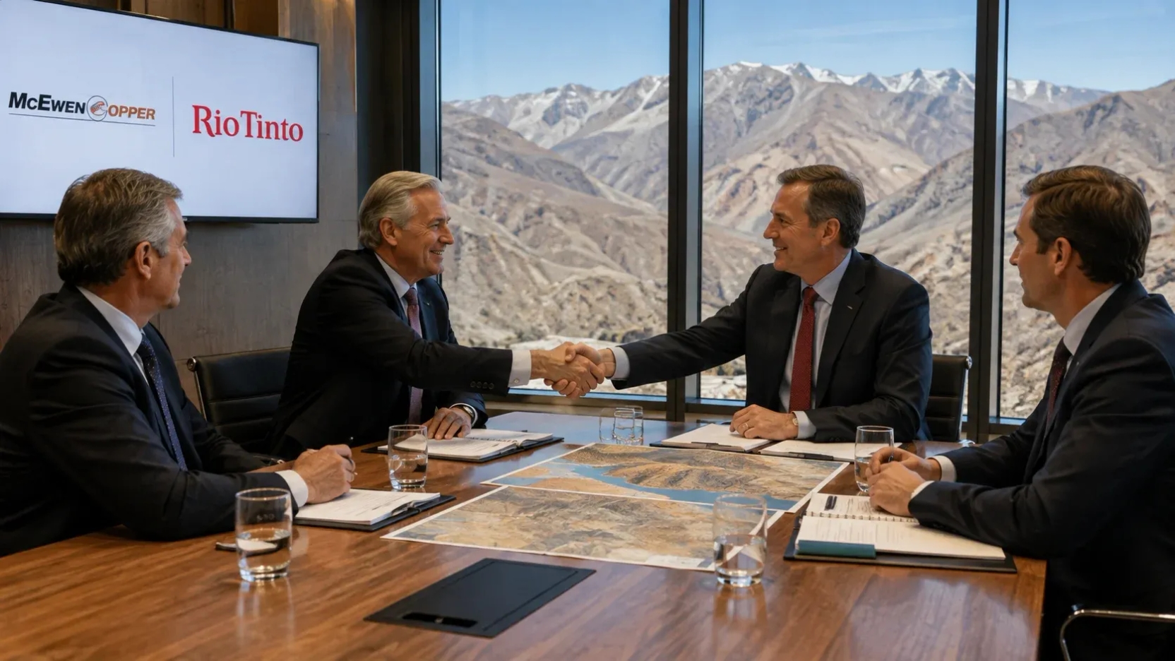 McEwen Copper negocia con Rio Tinto mientras busca US$4.000 millones para desarrollar Los Azules