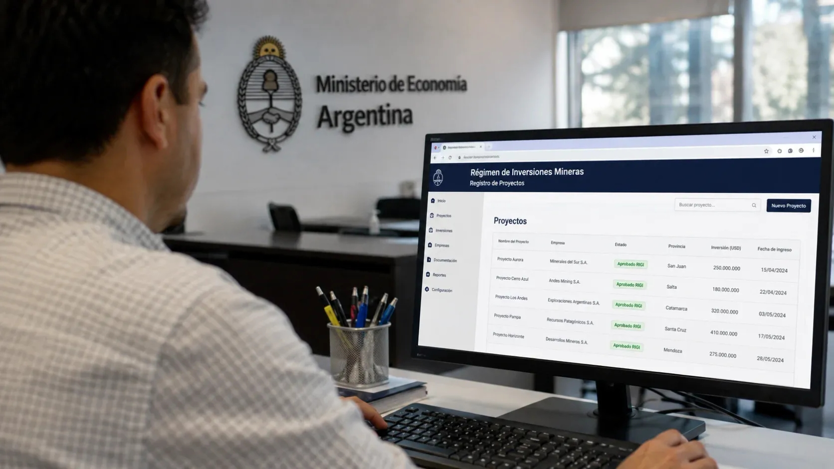 Argentina digitaliza el régimen de inversiones mineras e integra proyectos del RIGI al nuevo registro