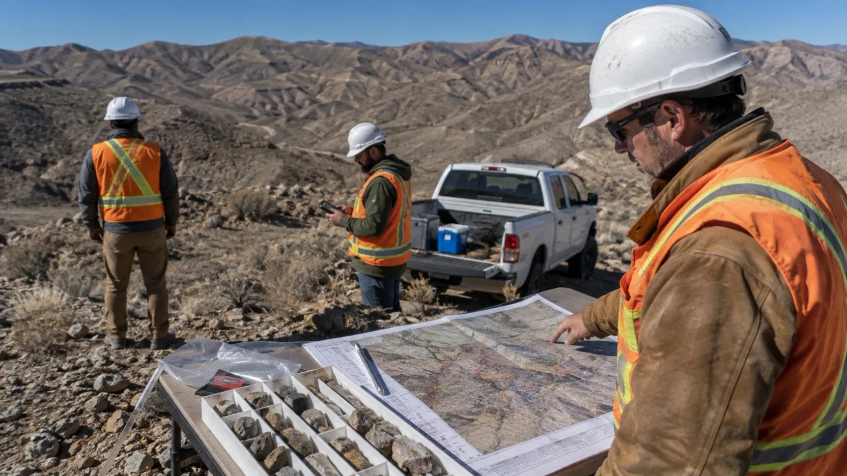 Fairchild Gold define cinco blancos prioritarios y avanza hacia perforación en Nevada Titan