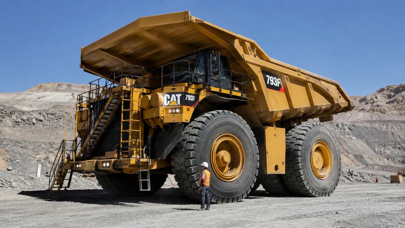 Cuánto cuesta uno de los enormes camiones que trabajan en las minas de Chile