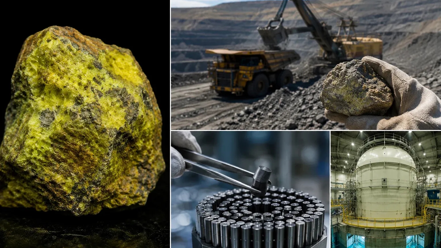 Uranio: el mineral capaz de concentrar cantidades extraordinarias de energía