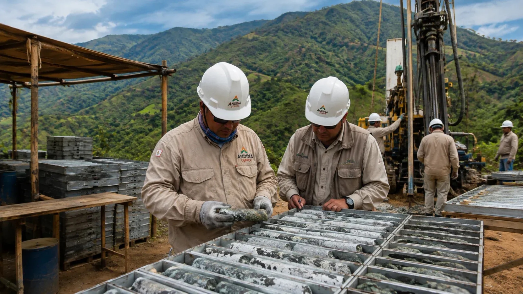 Andina Copper intercepta 206 metros con 0,67% de cobre en Cobrasco y confirma continuidad del sistema en Colombia