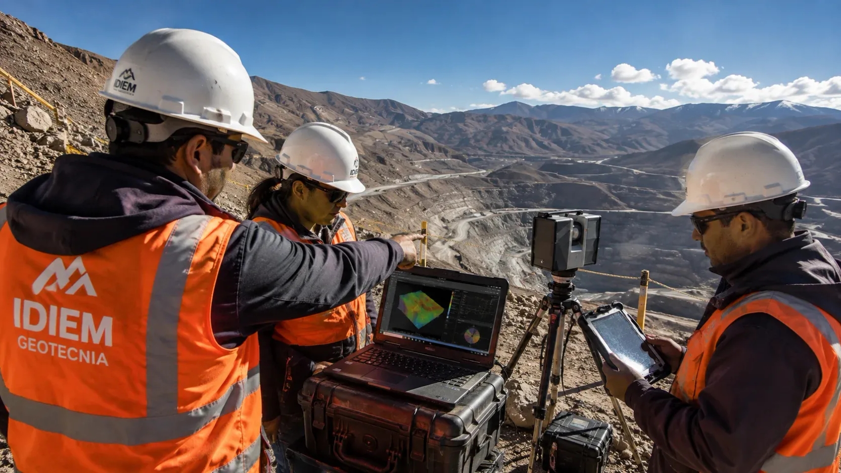 IDIEM refuerza capacidades para minería con geotecnia avanzada e inteligencia artificial aplicada